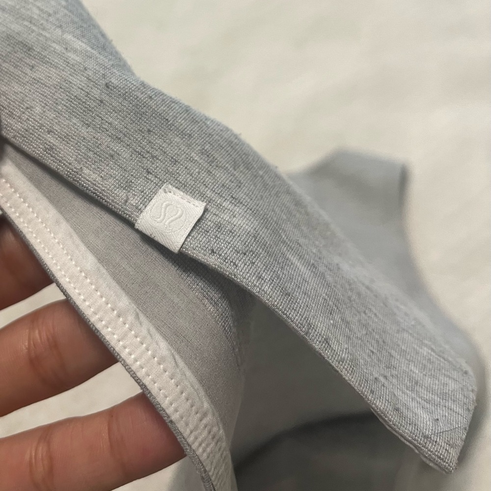Lululemon Grey Sleeveless Crop Top